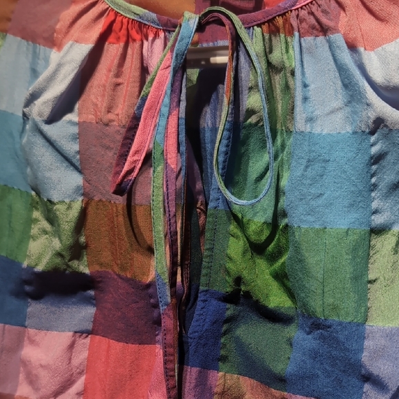 Kate Spade Multicolor Patchwork Top - Picture 3 of 10